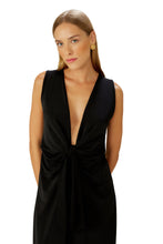 Load image into Gallery viewer, Image 02: Blueman Maxi Dresses Vestido Saia Sobreposta Preto