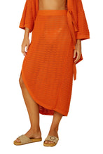 Load image into Gallery viewer, Gallery: Blueman Beach Skirt Laranja-Tricot Saia