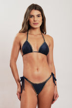 Load image into Gallery viewer, Model Front: Blueman Top Top Navy-Blue Dance-Art