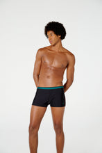 Load image into Gallery viewer, Model Front: Blueman Sunga / Boxer Sunga Berlim Malawi Preto