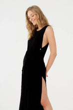 Load image into Gallery viewer, Image 05: Blueman Maxi Dresses Vestido Saida Cropped Liso Preto Mistica