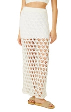 Load image into Gallery viewer, Gallery: Blueman Beach Skirt Off-White Saia-Tricot