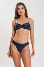 Load image into Gallery viewer, Model Front: Blueman Top Top Navy-Blue Perfume