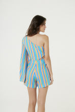 Load image into Gallery viewer, Model Back: Blueman Beach Playsuits / Rompers Macaquinho Detalhe Lateral Sistere