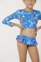 Load image into Gallery viewer, Image 05: Blueman Girl's Two-Piece Biquini Peteca Simpatia Inf