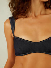 Load image into Gallery viewer, Image 04: Blueman Top Top Passeio Jeans Azul Marinho
