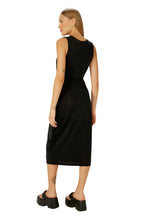 Load image into Gallery viewer, Model Back: Blueman Maxi Dresses Vestido Saia Sobreposta Preto