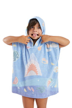 Load image into Gallery viewer, Image 04: Blueman Beach Towel Poncho Mini Surfer Sticker