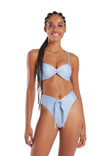 Load image into Gallery viewer, Model Front: Blueman Top Top Latino Color Azul