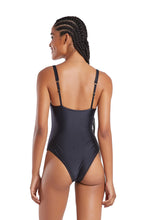 Load image into Gallery viewer, Model Back: Blueman One-Piece Maio Maragogi Preto