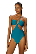 Load image into Gallery viewer, Model Front: Blueman One-Piece Maio Carioca Auzl