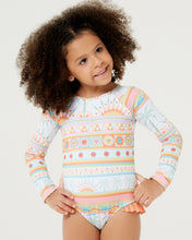 Load image into Gallery viewer, Gallery: Blueman Girl's One-Piece Maio Amber Saudacao Ao Sol Inf
