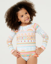 Load image into Gallery viewer, Gallery: Blueman Girl's One-Piece Maio Amber Saudacao Ao Sol Inf