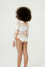 Load image into Gallery viewer, Model Back: Blueman Girl's One-Piece Maio Amber Saudacao Ao Sol Inf