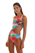 Load image into Gallery viewer, Image 02: Blueman One-Piece Maio Body Flower Power