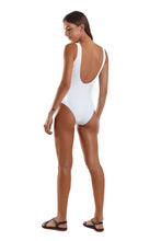 Load image into Gallery viewer, Model Back: Blueman One-Piece Maio Body Folia Richelieu Perola