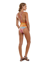 Load image into Gallery viewer, Model Back: Blueman One-Piece Maio Nadador Localizado Sunset