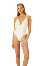Load image into Gallery viewer, Model Front: Blueman One-Piece Maio Nathalia Branco