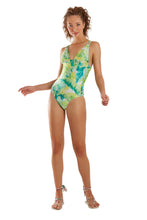 Load image into Gallery viewer, Model Front: Blueman One-Piece Maio Ubatuba Paneiras
