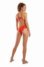 Load image into Gallery viewer, Model Back: Blueman One-Piece Maio Ubatuba Vermelho