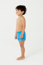 Load image into Gallery viewer, Model Front: Blueman Boy's Swimwear Sunga Berlim Color Ver24 Azul Inf