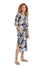 Load image into Gallery viewer, Image 02: Blueman Shirtdress Vestido Chemise Recortes Eclipse