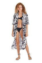 Load image into Gallery viewer, Image 04: Blueman Shirtdress Vestido Chemise Recortes Eclipse