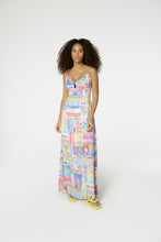 Load image into Gallery viewer, Model Front: Blueman Maxi Dresses Vestido Cropped Lea 1972