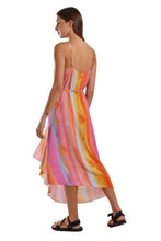 Load image into Gallery viewer, Model Back: Blueman Maxi Dresses Vestido Mid Lenco Sunset