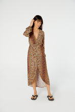 Load image into Gallery viewer, Image 03: Blueman Maxi Dresses Vestido Midi Manga Vivian Pintada