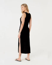 Load image into Gallery viewer, Model Back: Blueman Maxi Dresses Vestido Saida Cropped Liso Preto Mistica