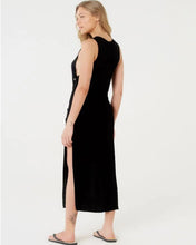 Load image into Gallery viewer, Image 04: Blueman Maxi Dresses Vestido Saida Cropped Liso Preto Mistica