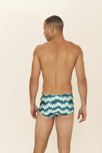 Load image into Gallery viewer, Model Back: Blueman Sunga / Boxer Sunga Army Wind Azul
