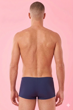 Load image into Gallery viewer, Model Back: Blueman Sunga / Boxer Sunga Army Lisa Azul Marinho

