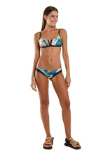 Load image into Gallery viewer, Model Front: Blueman Top Top Joy Cancun Tropical Mess

