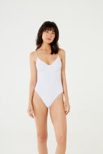 Load image into Gallery viewer, Model Front: Blueman One-Piece Maio Prainha Textura Saint Martin
