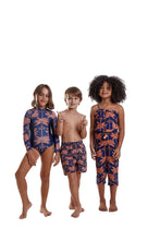 Load image into Gallery viewer, Image 08: Blueman Girl's One-Piece Maio Long John Açaí

