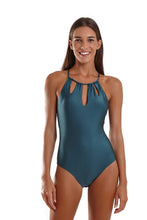 Load image into Gallery viewer, Model Front: Blueman One-Piece Maio Botanico Verde
