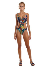 Load image into Gallery viewer, Model Front: Blueman One-Piece Maio Pop Iquitos
