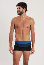 Load image into Gallery viewer, Model Front: Blueman Sunga / Boxer Sunga Army Crepusculo Bicolor Azul
