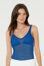 Load image into Gallery viewer, Gallery: Blueman Beach Top Blusa Tricot Color Azul
