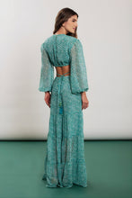 Load image into Gallery viewer, Model Back: Blueman Maxi Dresses Reflexo Long Sleeve Dress
