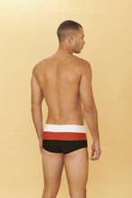 Load image into Gallery viewer, Model Back: Blueman Sunga / Boxer Sunga Army Crepusculo Laranja
