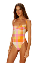 Load image into Gallery viewer, Model Front: Blueman One-Piece Maio Vintage Ritmo
