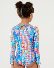 Load image into Gallery viewer, Image 04: Blueman Girl's One-Piece Maio Amber Escama Inf
