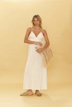 Load image into Gallery viewer, Model Front: Blueman Maxi Dresses Dress Laise Offwhite
