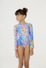 Load image into Gallery viewer, Model Front: Blueman Girl's One-Piece Maio Amber Escama Inf
