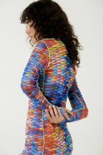 Load image into Gallery viewer, Image 03: Blueman Mini Dress Vestido Tule Manga Longa Escama
