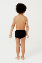 Load image into Gallery viewer, Model Back: Blueman Boy's Swimwear Sunga Army Glorioso Preto Inf
