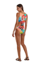 Load image into Gallery viewer, Model Back: Blueman One-Piece Maio Body Flower Power
